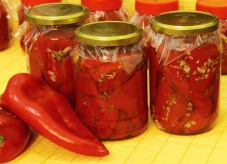 Paprike sa bijelim lukom al dente