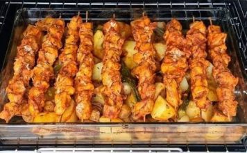 Marinirani pileći šiš ćevap iz rerne