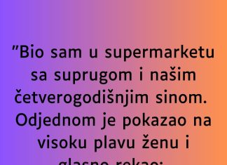 “Bio sam u supermarketu sa suprugom…”