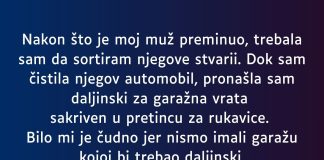 “Nakon što je moj muž preminuo…”