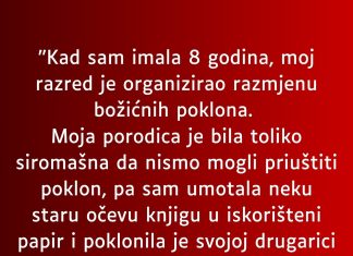 “Kad sam imala 8 godina…”