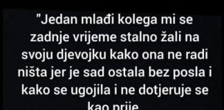 “Jedan mlađi kolega mi se u zadnje vrijeme stalno žali…”