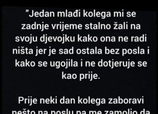 “Jedan mlađi kolega mi se u zadnje vrijeme stalno žali…”