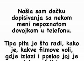 “Našla sam dečku dopisivanja sa nekom meni nepoznatom djevojkom”