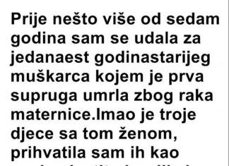 “PRIJE 7 GODINA SAM SE UDALA ZA 11 GODINA STARIJEG MUŠKARCA KOJEM JE SUPRUGA UMRLA” Zanimljivosti