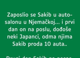 U Njemačkoj je Sakib nedavno postao član jednog auto salona