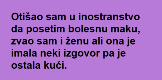 Dok JE on bio u poseti BOLESNOJ majci , žena ga je VARALA ali kad VIDITE na koji NAČIN biće vam MUKA!