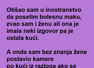Dok JE on bio u poseti BOLESNOJ majci , žena ga je VARALA ali kad VIDITE na koji NAČIN biće vam MUKA!