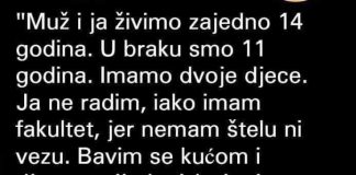 “Muž i ja živimo zajedno 14 godina”