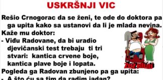 VIC DANA: Uskršnji vic