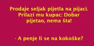 Vic dana: Prodaje seljak pijetla