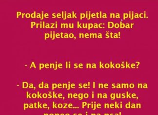 Vic dana: Prodaje seljak pijetla