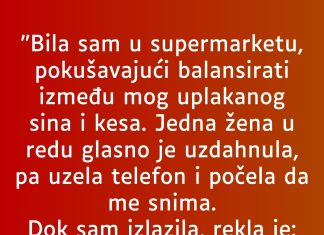 “Bila sam u supermarketu…”