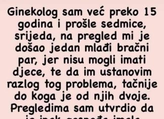Ginekolog sam više od 15 godina i prošli tjedan kod mene je došao mladi …