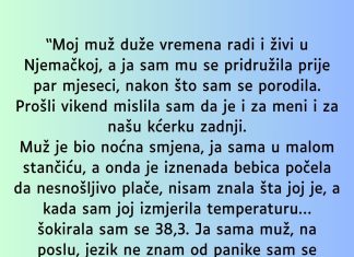 “Moj muž duže vremena radi i živi u Njemačkoj…”