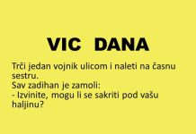 VIC DANA: Šta radi vojnik ispod haljine časne sestre