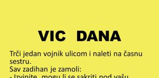 VIC DANA: Šta radi vojnik ispod haljine časne sestre
