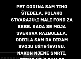Odbila sam da pomognem bolesnoj svekrvi — sada mi muž ne može oprostiti.
