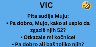 VIC DANA: Muji otkazale kočinice