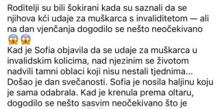 Roditelji su bili šokirani kada su saznali da se njihova kći udaje za osobu s invaliditetom — ali na dan vjenčanja dogodilo se nešto neočekivano 😱