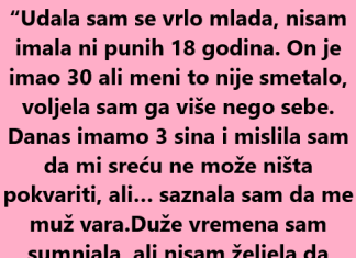 “Udala sam se vrlo mlada…”