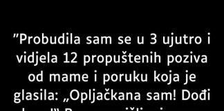 “Probudila sam se u 3 ujutro…”