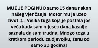 Saznala je da je trudna nakon pogibije muža a onda je odlučila ovo …