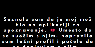 “Saznala sam da je moj muž bio na aplikaciji za upoznavanje…”