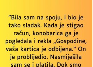 “Bila sam na spoju, i bio je tako sladak…”