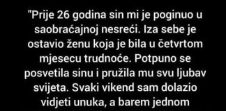 “Prije 26 godina sin mi je poginuo u saobraćajnoj nesreći”
