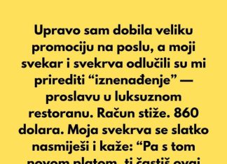 Svekar i svekrva su mislili da ću ja plaćati svaki račun — nisu ni slutili kakvu sam im osvetu pripremila