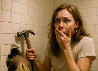 Svekar mi je rekao da razbijem pločicu u kupatilu — ono što sam pronašla iza zida promenilo je sve što sam znala o svom mužu