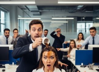 Prosuo joj je kafu na bluzu i mislio da je završio posao – par minuta kasnije molio je za oproštaj!