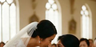 Brinula sam zbog svoje stare haljine za sinovljevo venčanje, ali reakcija moje snahe na moju zelenu haljinu dirnula je sve goste.