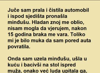 Čistila automobil i ispod sedišta pronašla minđušu ali pravi ŠOK je tek USLEDIO!