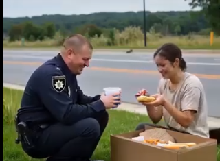 Policajac Koji Je Svakog Dana Ručao S Beskućnicom