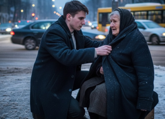 Kupio je cveće od promrzle bake na ulici i dao joj svoj kaput: Mesec dana kasnije, dobio je pismo od advokata da mu je baka ostavila stan u centru.