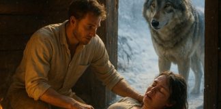 Rađala je sama, usred snježne oluje… i odjednom je izašao vuk. Ali nije napao. Čuvao je stražu