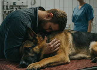 Pas je poslednji put zagrlio svog vlasnika pre uspavljivanja — a odjednom je veterinarka povikala: „Stani!” — ono što se zatim dogodilo potreslo je sve u klinici.