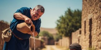 Domaćin je odbio da da vode žednom putniku u dronjcima: Njegov sluga je krišom izneo krčag vode. Ujutru je pred kuću stigla carska kočija i tražila slugu.
