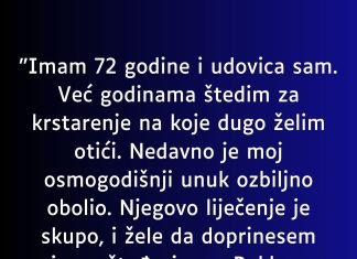 “Imam 72 godine i udovica sam…”