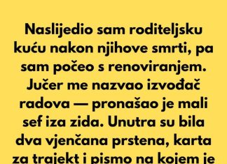 Naslijedio sam kuću svojih roditelja nakon njihove smrti, pa sam započeo s renoviranjem.