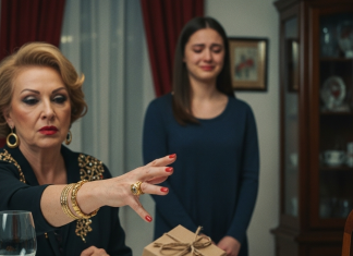 Svekrva je na ručku ismejala snajkin ‘jeftini’ poklon i bacila ga: Kada je videla šta je zapravo u kutiji, shvatila je da je snajka prodala jedinu uspomenu na svoje roditelje da bi to kupila.