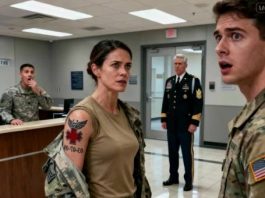 Mlad poručnik je naredio ženi u izbledeloj uniformi da skine uniformu. On se ukočio od užasa kada je video tetovažu na njenom ramenu — tajnu koje su se svi plašili…