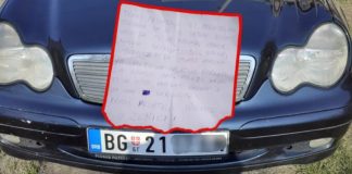 Beograđani turistički došli u Zenicu a kada su se vratili iz šetnje zatekla ih poruka na parkingu! (FOTO)