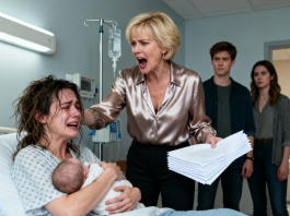 Upravo je rodila – njezini svekar i svekrva predali su joj papire za razvod… Ne znajući da je tajna milijarderka…