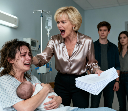 Upravo je rodila – njezini svekar i svekrva predali su joj papire za razvod… Ne znajući da je tajna milijarderka…