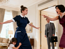 Bogati otac vraća se kući i zatiče kućnu pomoćnicu kako štiti njegovu slijepu kćer… a istina koju otkrije zauvijek ga potrese.