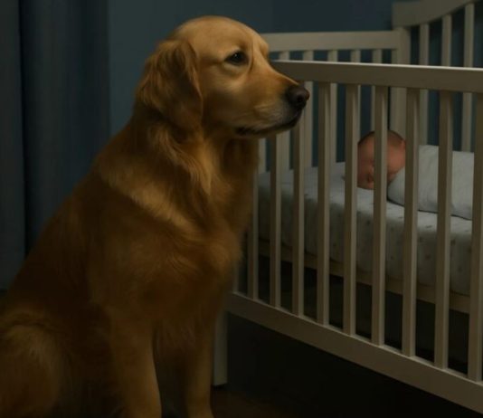 MLADI RODITELJI SU PRIMETILI DA NJIHOV PAS SVAKU NOĆ SEDI POKRAJ KREVETIĆA BEBE I NE MIČE SE — ZATO SU ODLUČILI DA POSTAVE KAMERU.