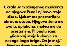 Ukrala sam oženjenog muškarca od njegove žene i njihovo troje djece.
